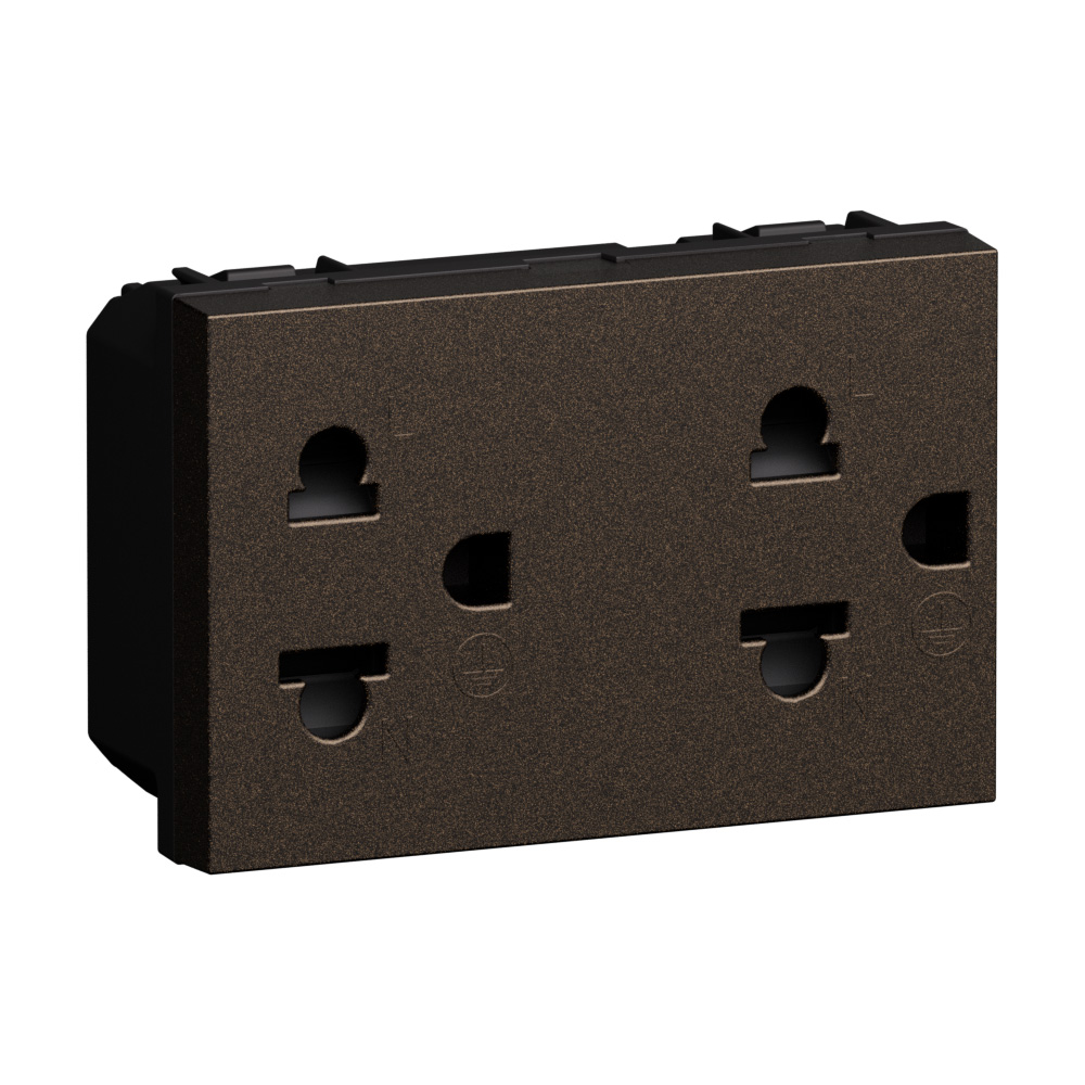Thai standard sockets  2 P+E 16 A 127/250 Va.c. 