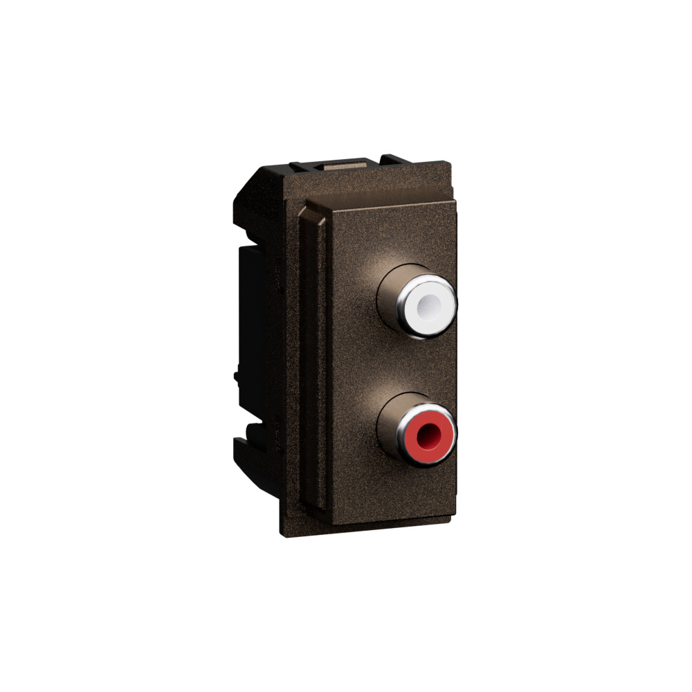 Audio Connector - double RCA module 