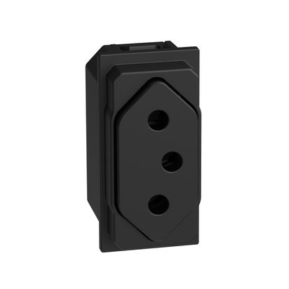 2P+E 10A 250VA flat brasilian standard socket