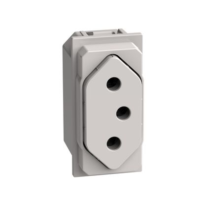 2P+E 10A 250VA flat brasilian standard socket