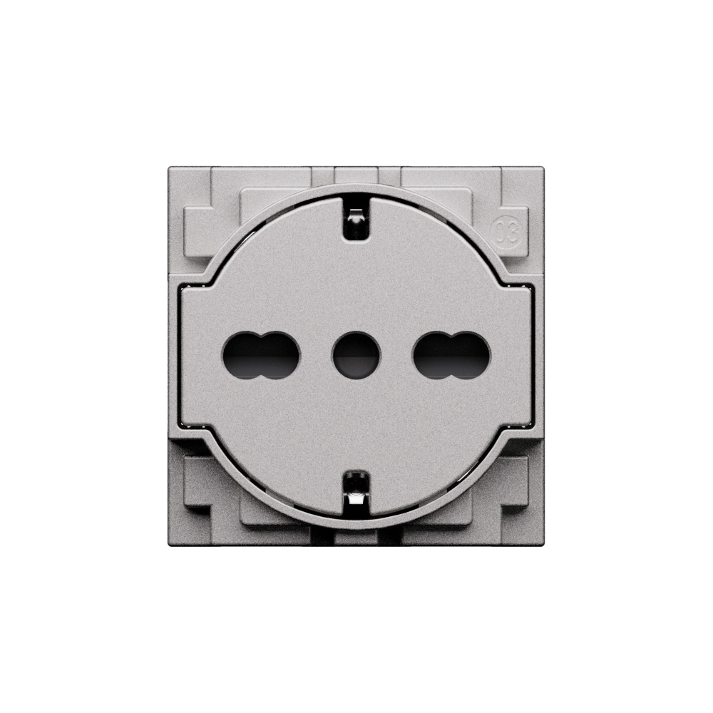 L.NOW - PRESA FLAT 16 A STD GER-ITA STEEL