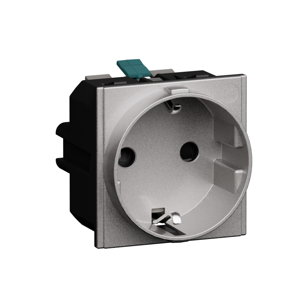 German standard socket 2 P+E 16 A 250 Va.c. 