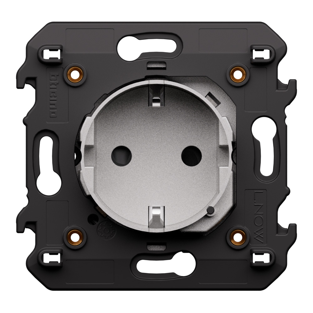 Connected socket. 2P+E 16 A 250 Va.c. German standard connected socket. 