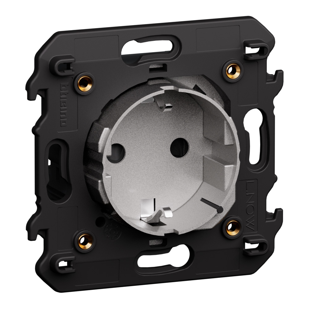 Connected socket. 2P+E 16 A 250 Va.c. German standard connected socket. 