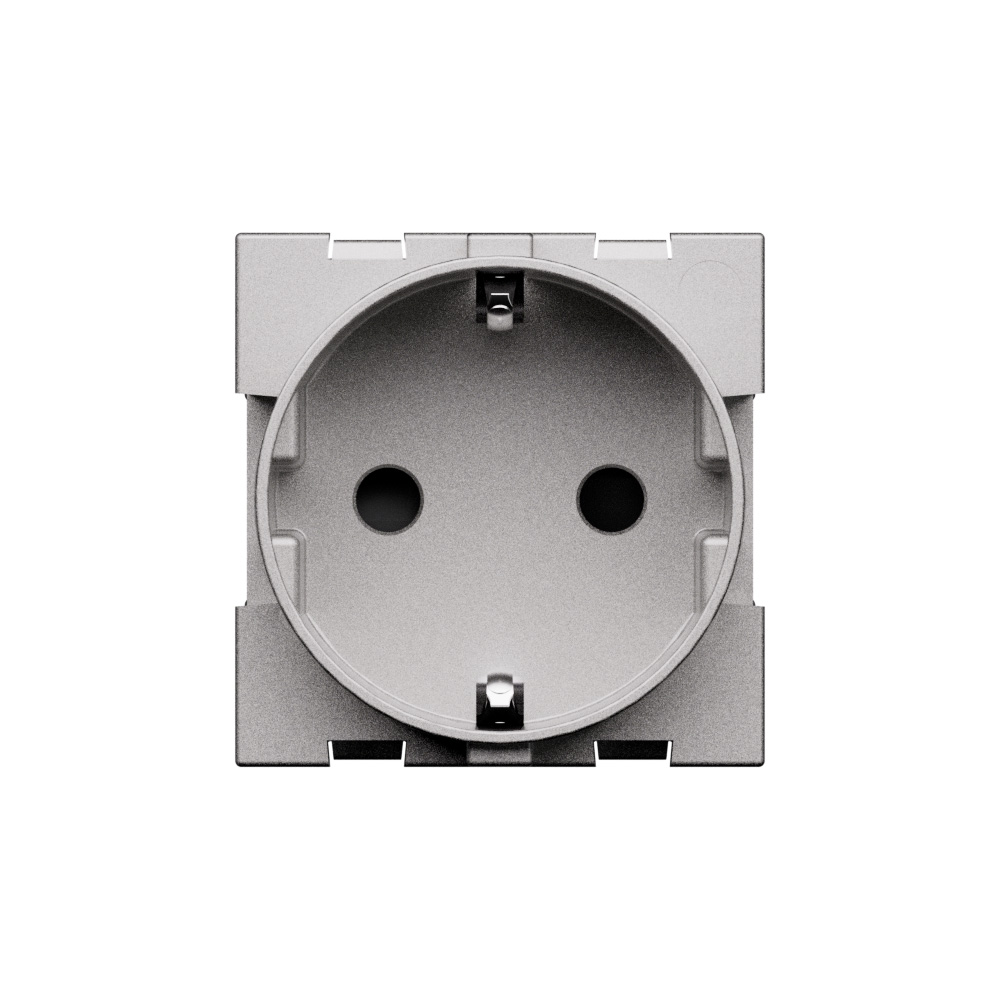 German standard socket 2 P+E 16 A 250 VA socket with earth side contacts