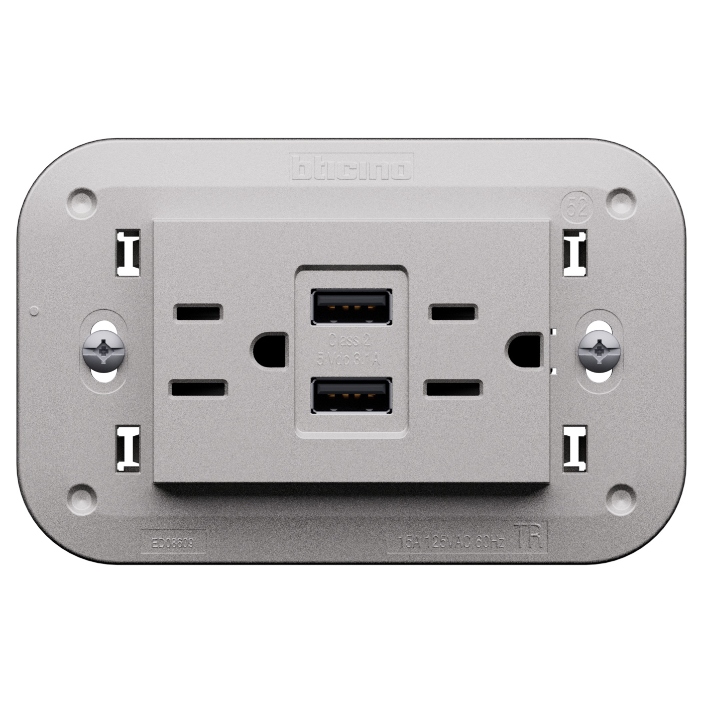 American standard 2 P+E 15 A - 127/250 Va.c. 