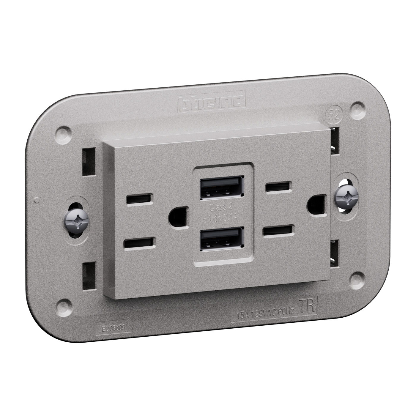 American standard 2 P+E 15 A - 127/250 Va.c. 