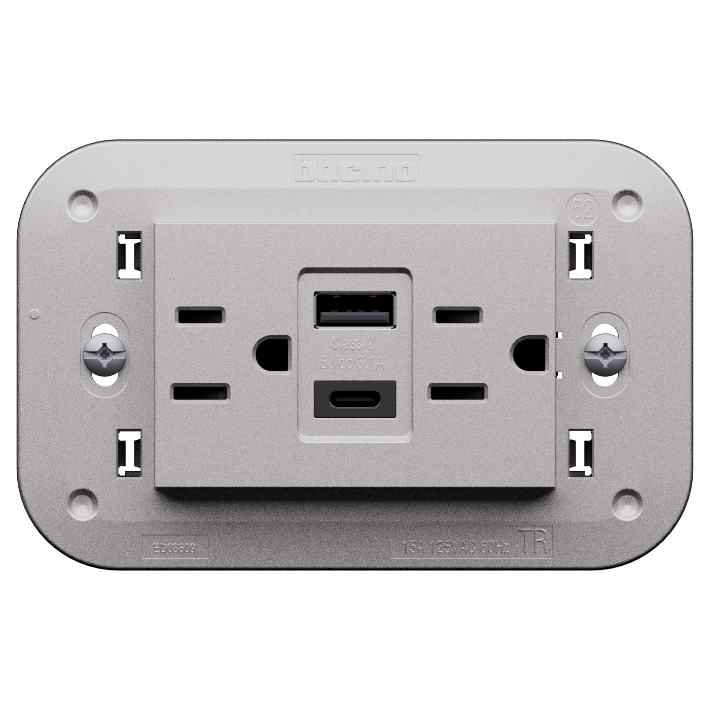 American standard 2 P+E 15 A - 127/250 Va.c. 