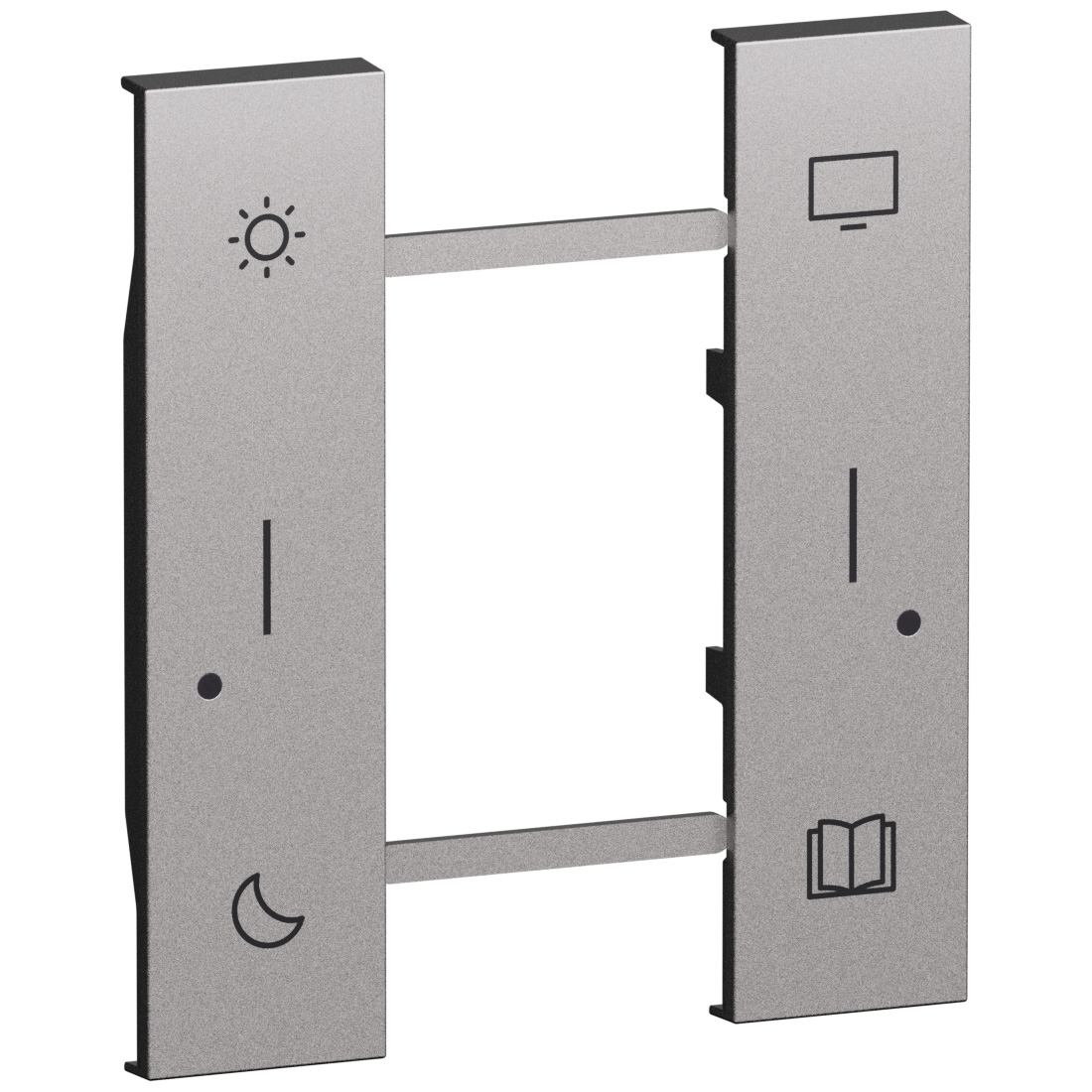 Cover 1+1M 4 scenarios day/night/TV/read steel