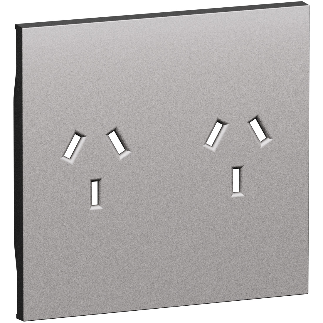 Cover for australian standard sockets Item K4132   Steel