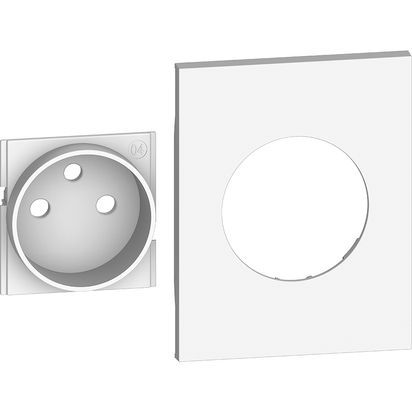 Cover + traditional top for French-Belgium standard socket item K4142A