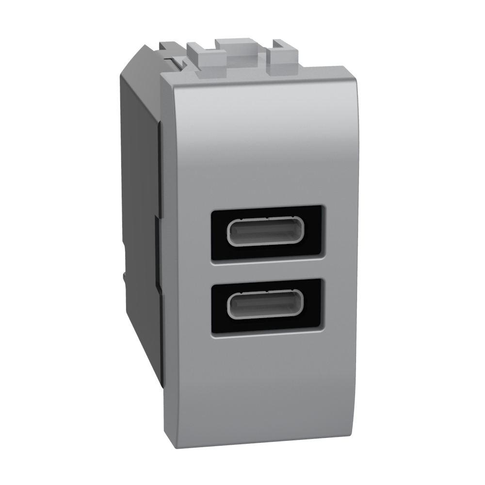 USB charger with 2 type C ports - 20W