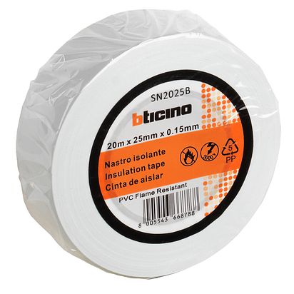 NASTRO ISOLANTE 25MM X 20M BIANCO