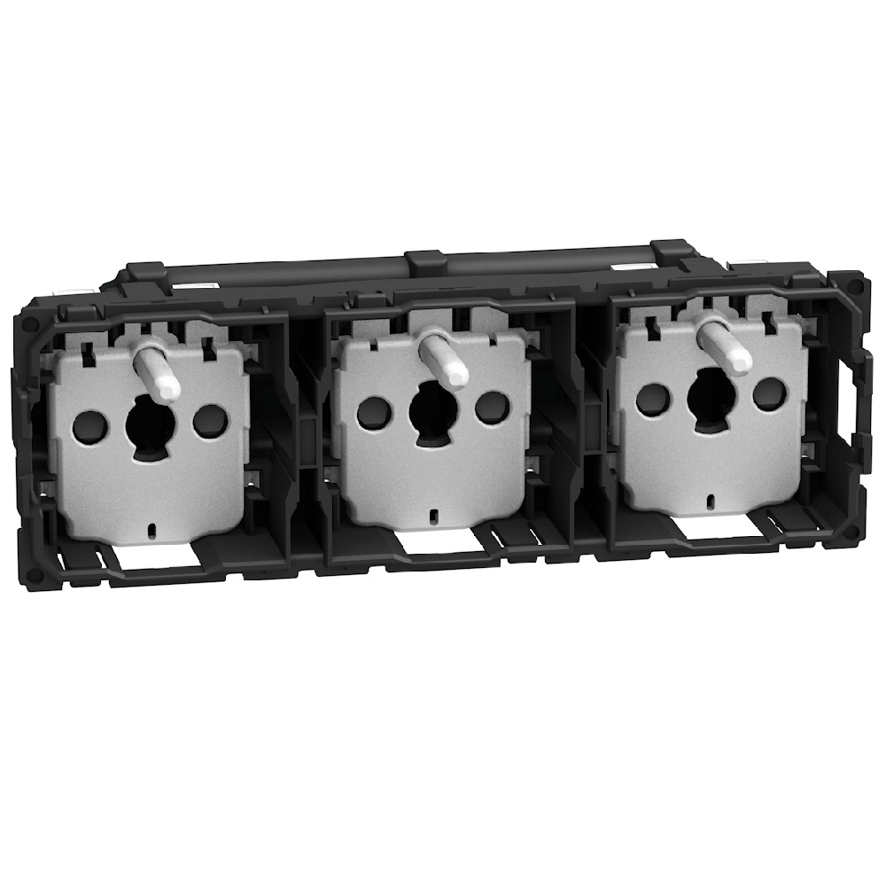 French standard socket 2 P+E 16 A 250 V - 6 modules