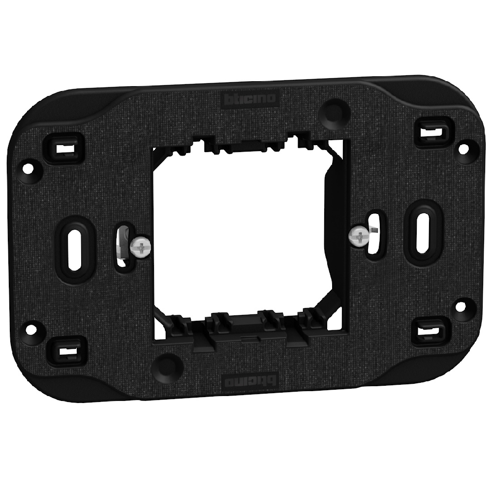 Supporting frame 2 modules centered - fixing with clips
