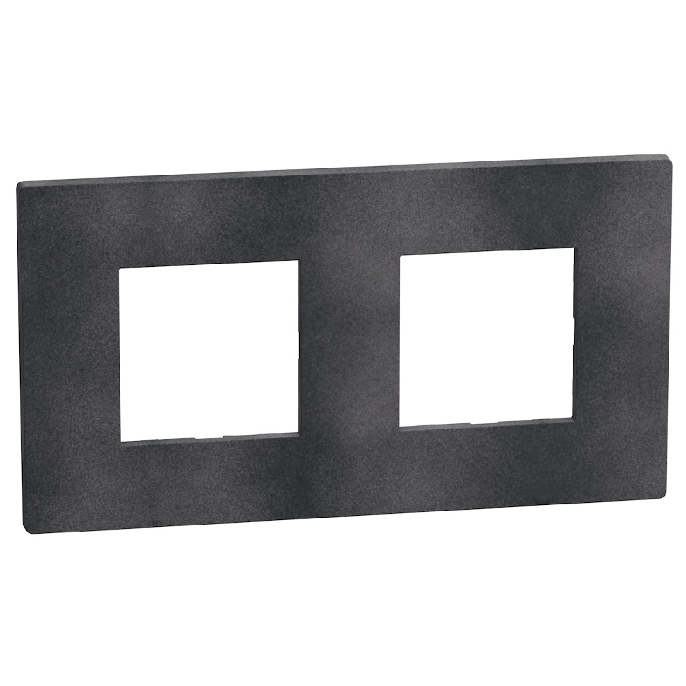 Light Now - Cover plate 2+2 modules - dark grey