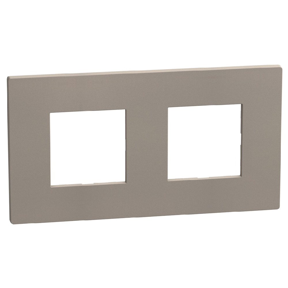 Light Now - Cover plate 2+2 modules - stone