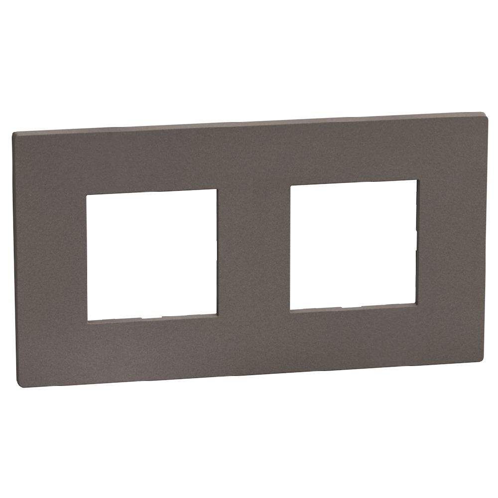 Light Now - Cover plate 2+2 modules - moka stone