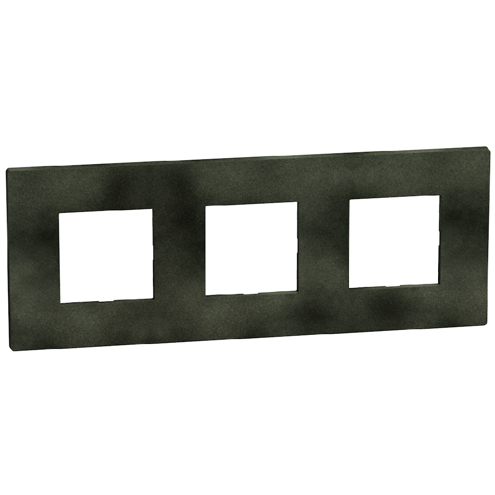 Light Now - Cover plate 2+2+2 modules - dark green