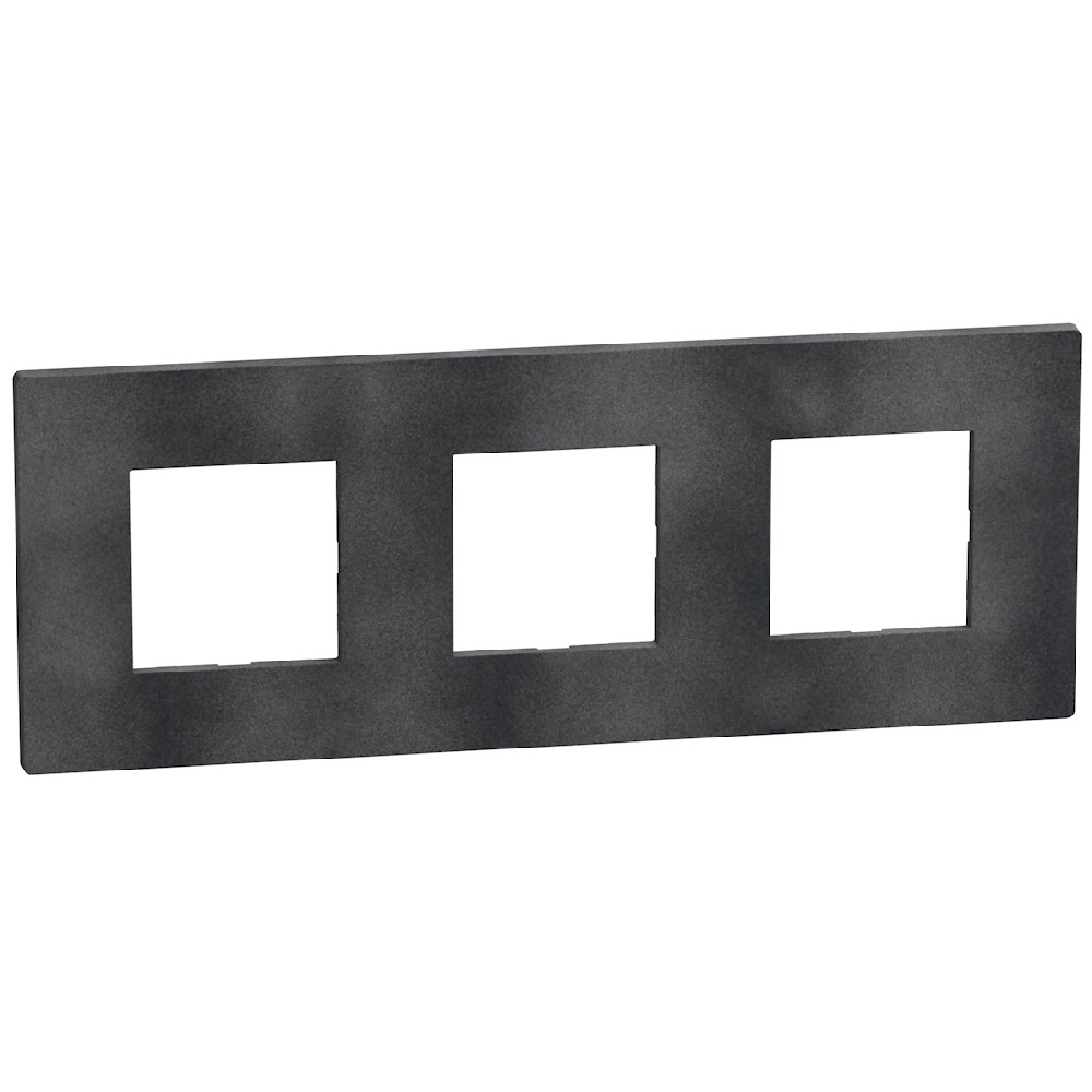 Light Now - Cover plate 2+2+2 modules - dark grey