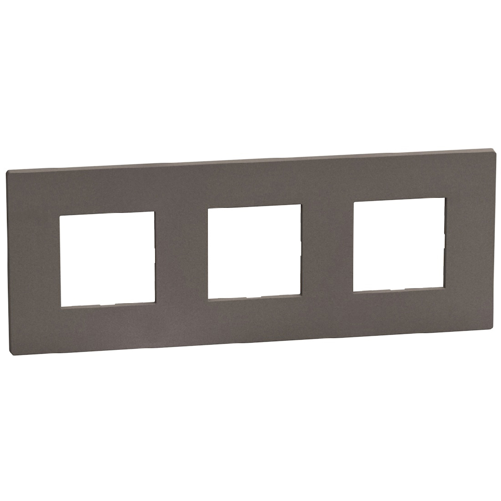 Light Now - Cover plate 2+2+2 modules - moka stone