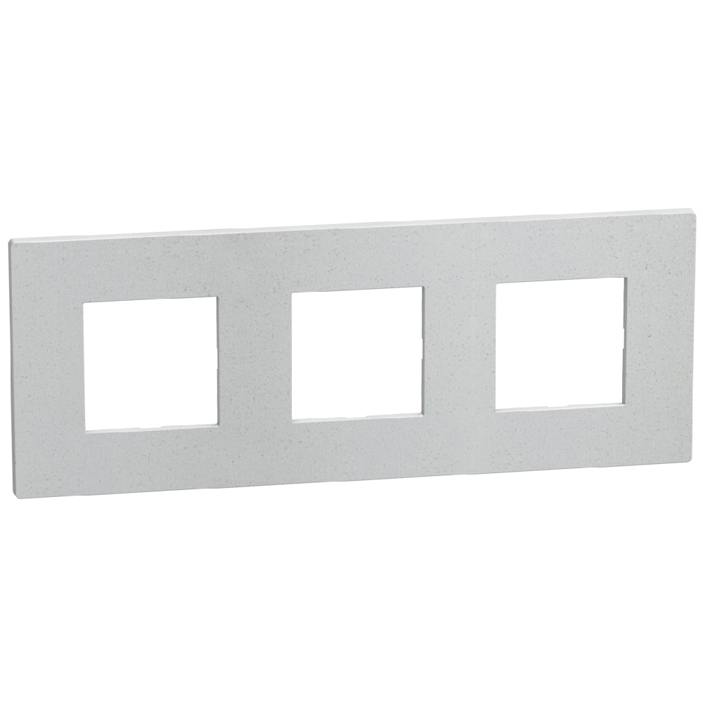 Light Now - Cover plate 2+2+2 modules - white mica