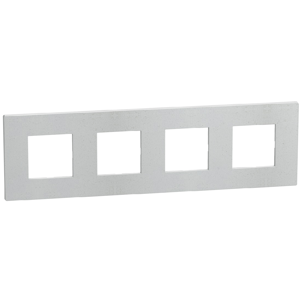 Light Now - Cover plate 2+2+2+2 modules - white fiber