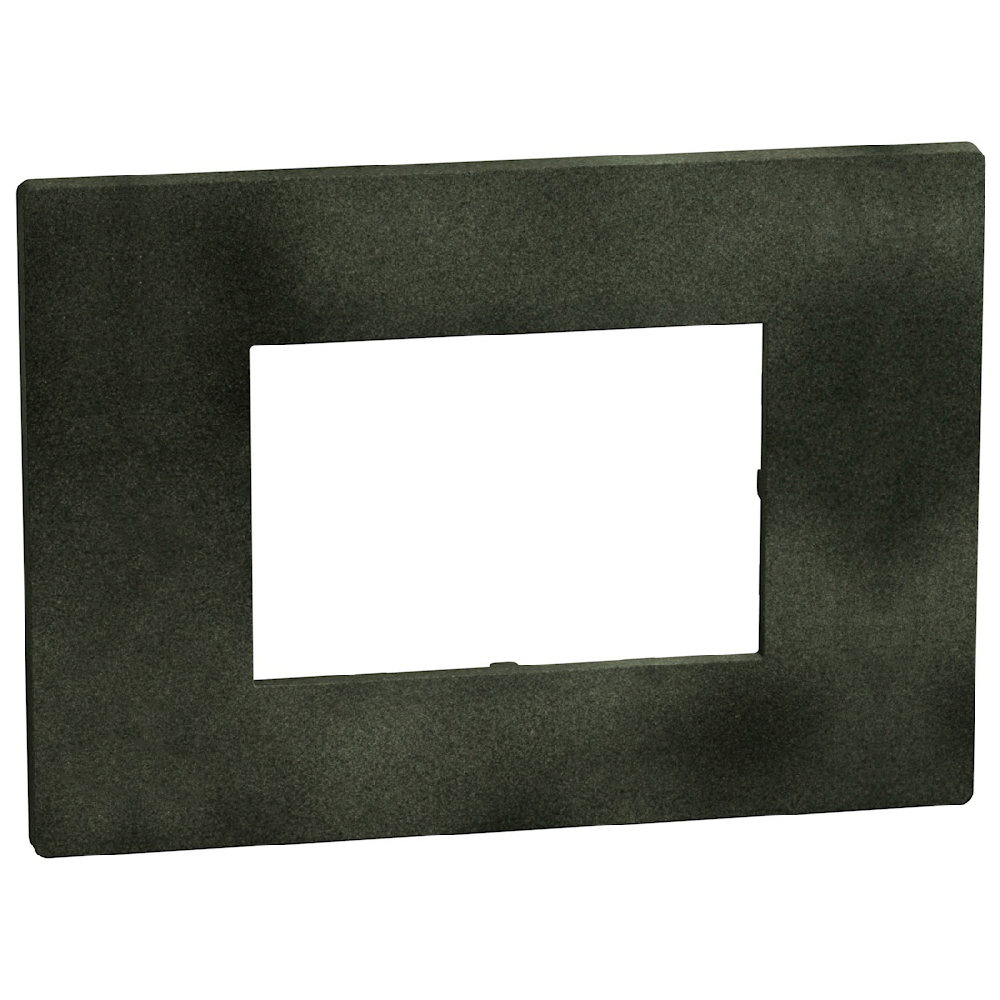 Light Now - Cover plate 3 modules - dark green