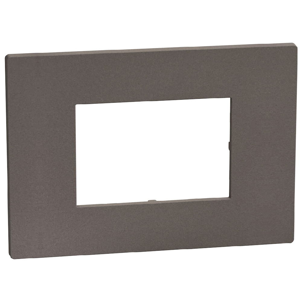 Light Now - Cover plate 3 modules - moka stone