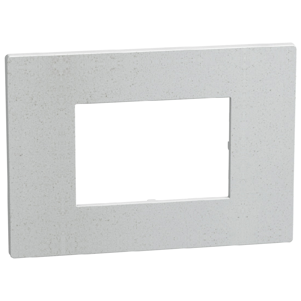 Light Now - Cover plate 3 modules - white fiber