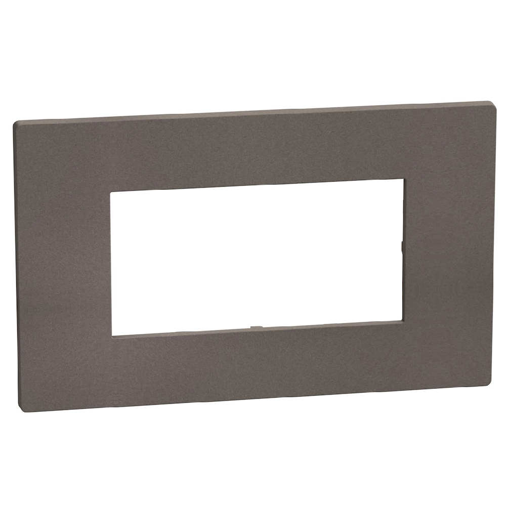 Light Now - Cover plate 4 modules - moka stone