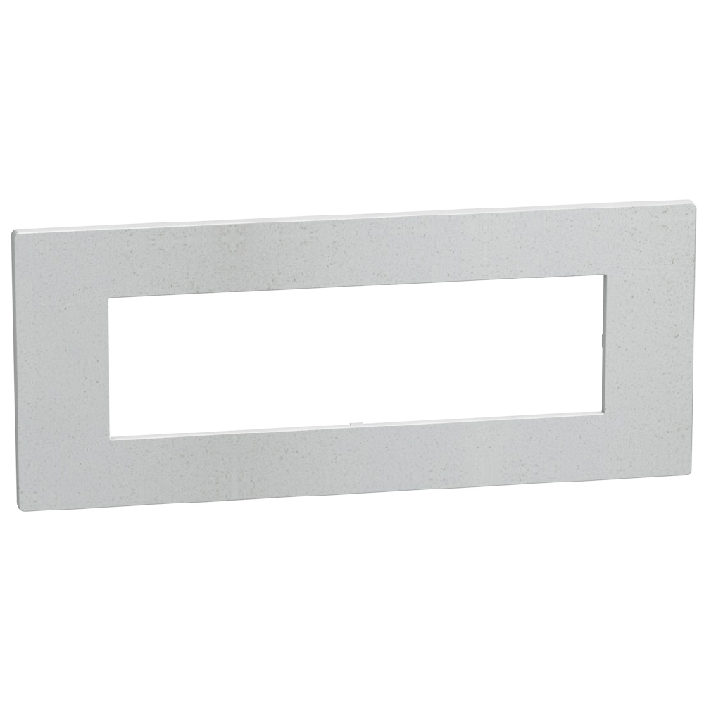 Light Now - Cover plate 7 modules - white mica