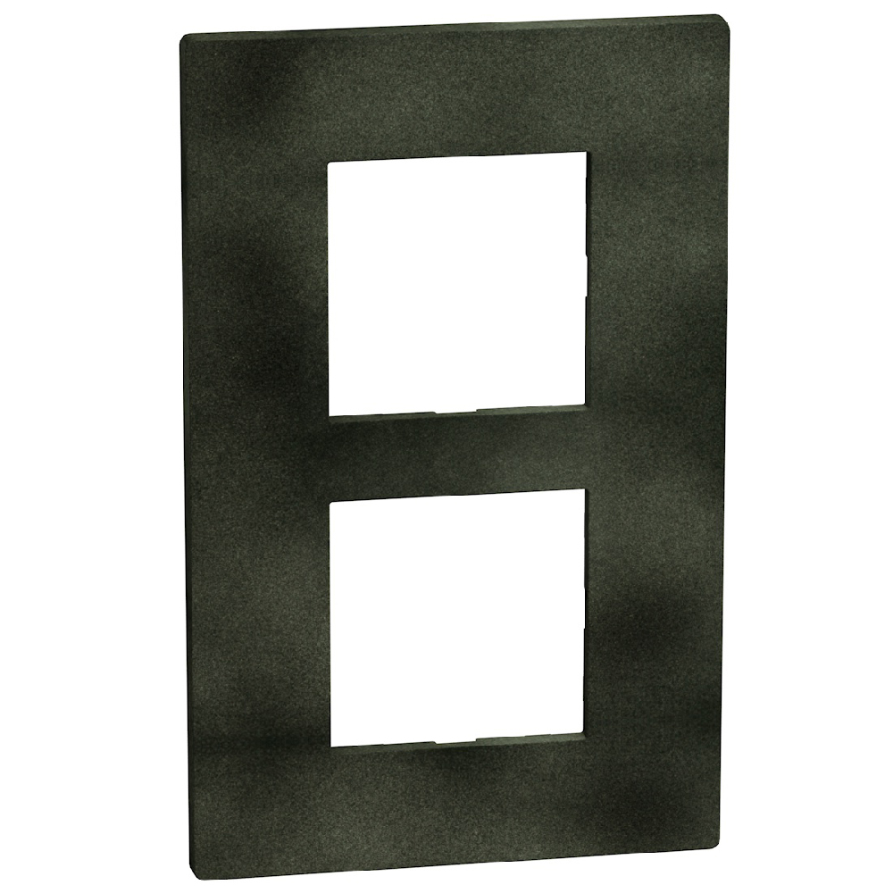 Light Now - Coverplate 2+2 modules - dark green