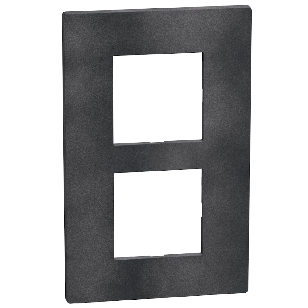 Light Now - Coverplate 2+2 modules - dark grey