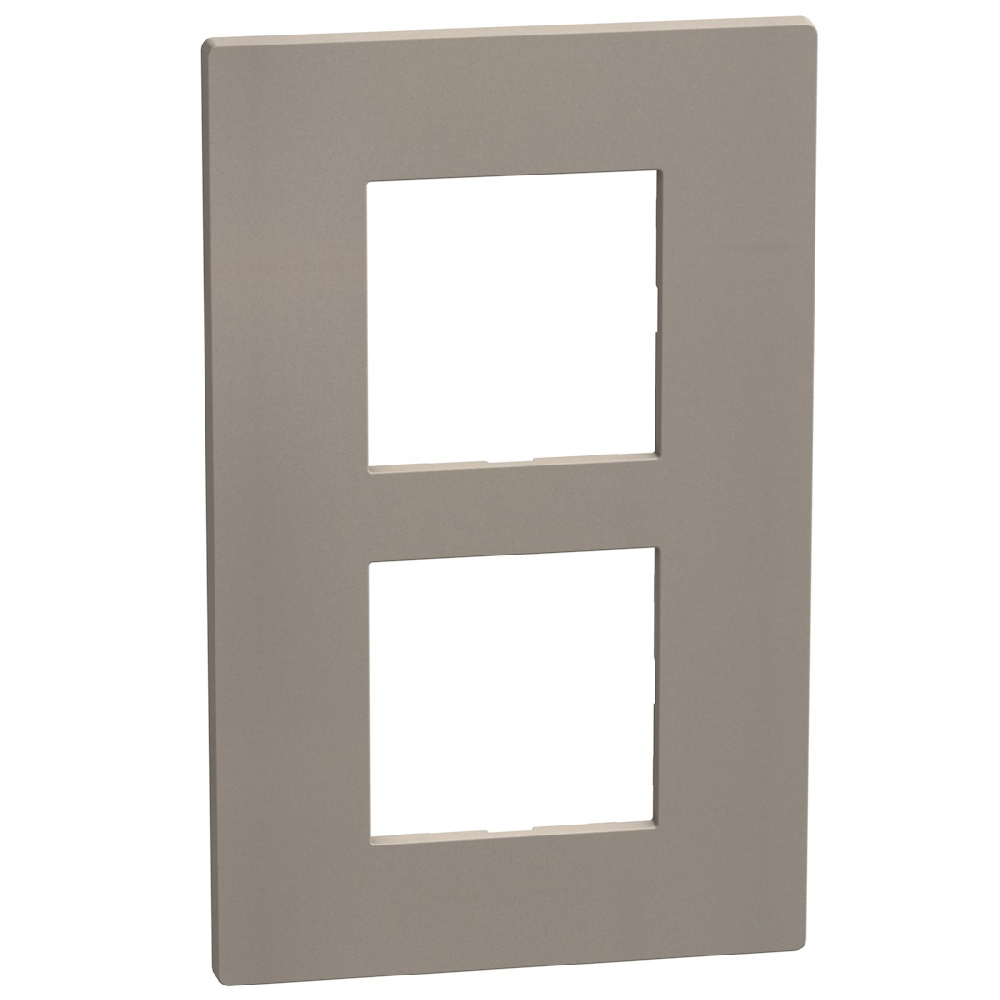 Light Now - Cover plate 2+2 modules - stone