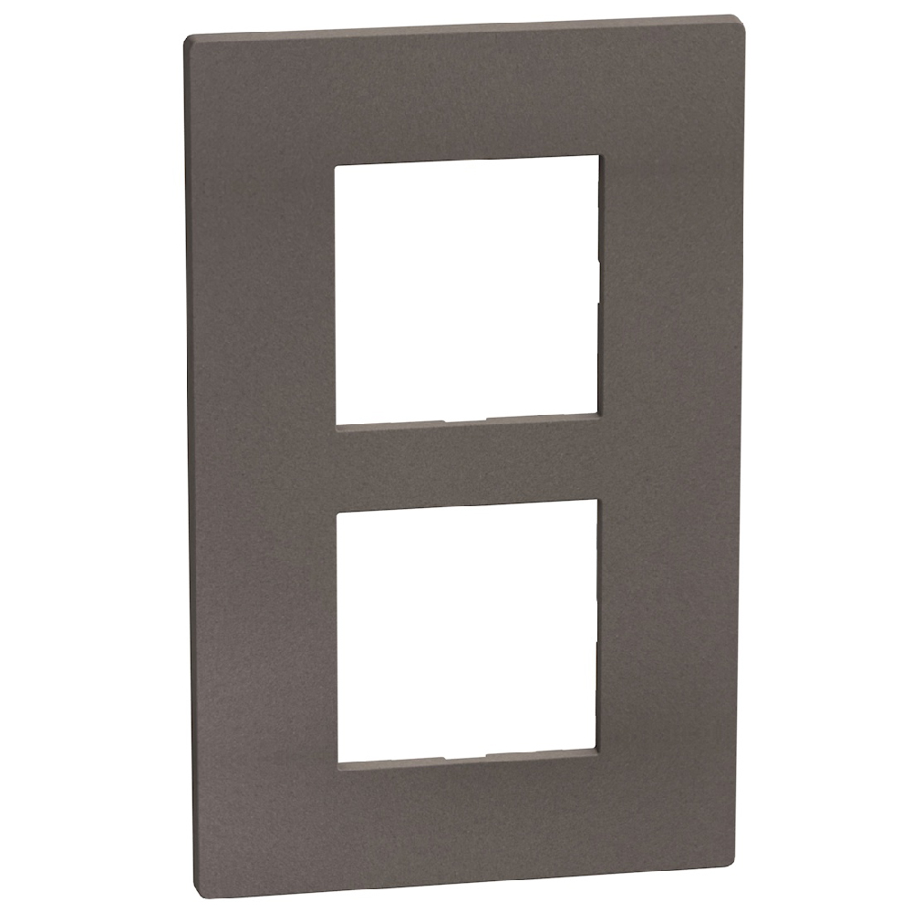 Light Now - Coverplate 2+2 modules - moka stone