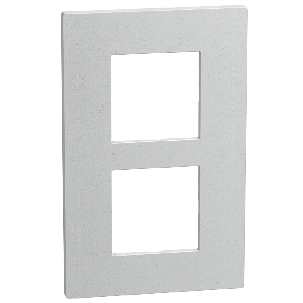 Light Now - Coverplate 2+2 modules - white mica