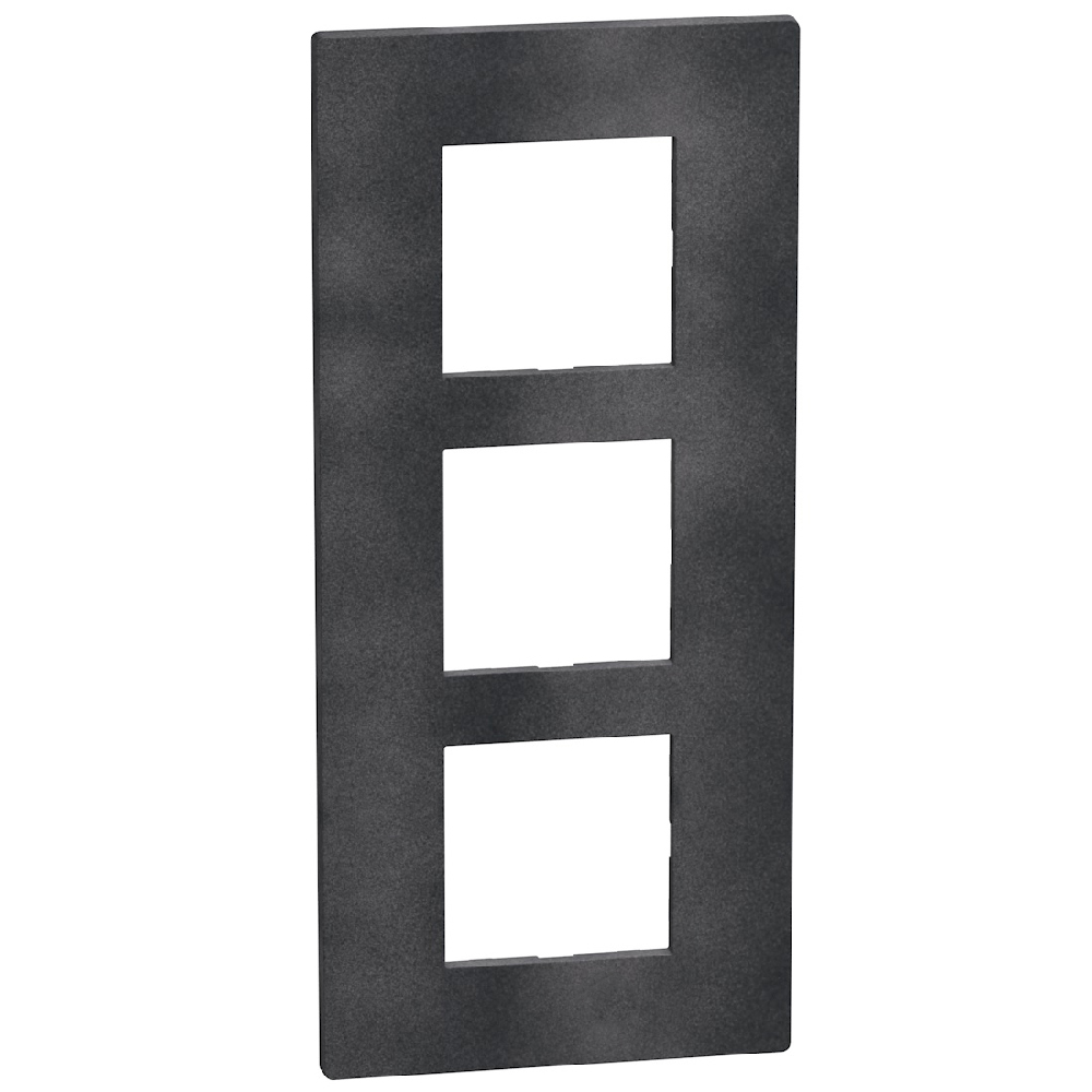 Light Now - Cover plate 2+2+2 modules - dark grey