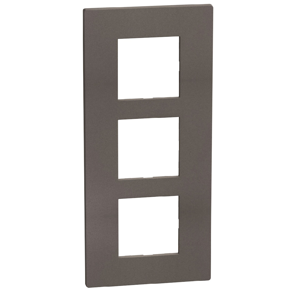 Light Now - Cover plate 2+2+2 modules - moka stone