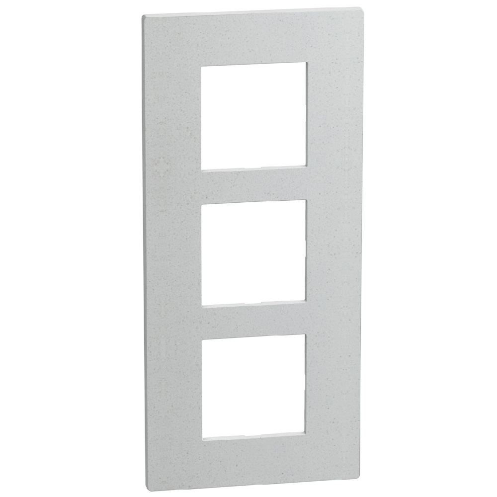 Light Now - Cover plate 2+2+2 modules - white fiber