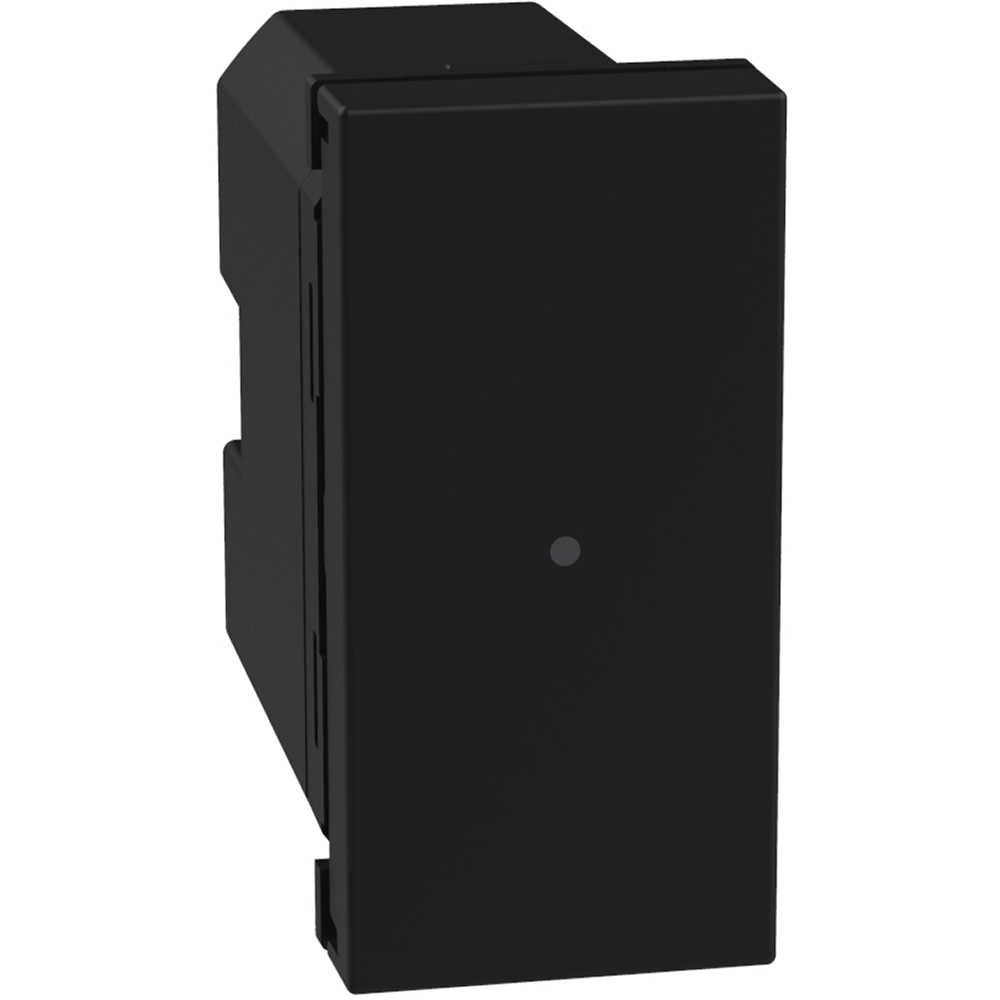 Flush-mounting wireless Light control. 3V battery power supply - 1 module - dark