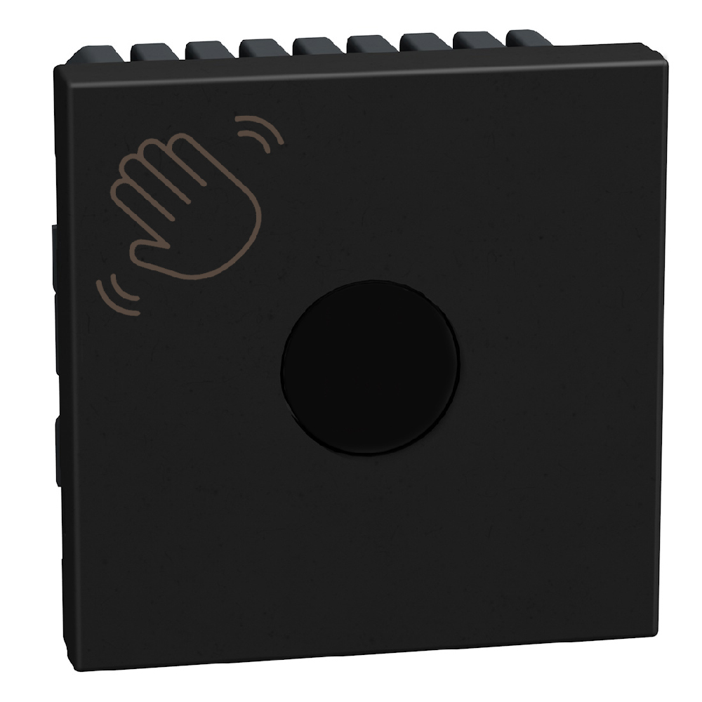 Touchless switch for Lighting - 2 modules - dark