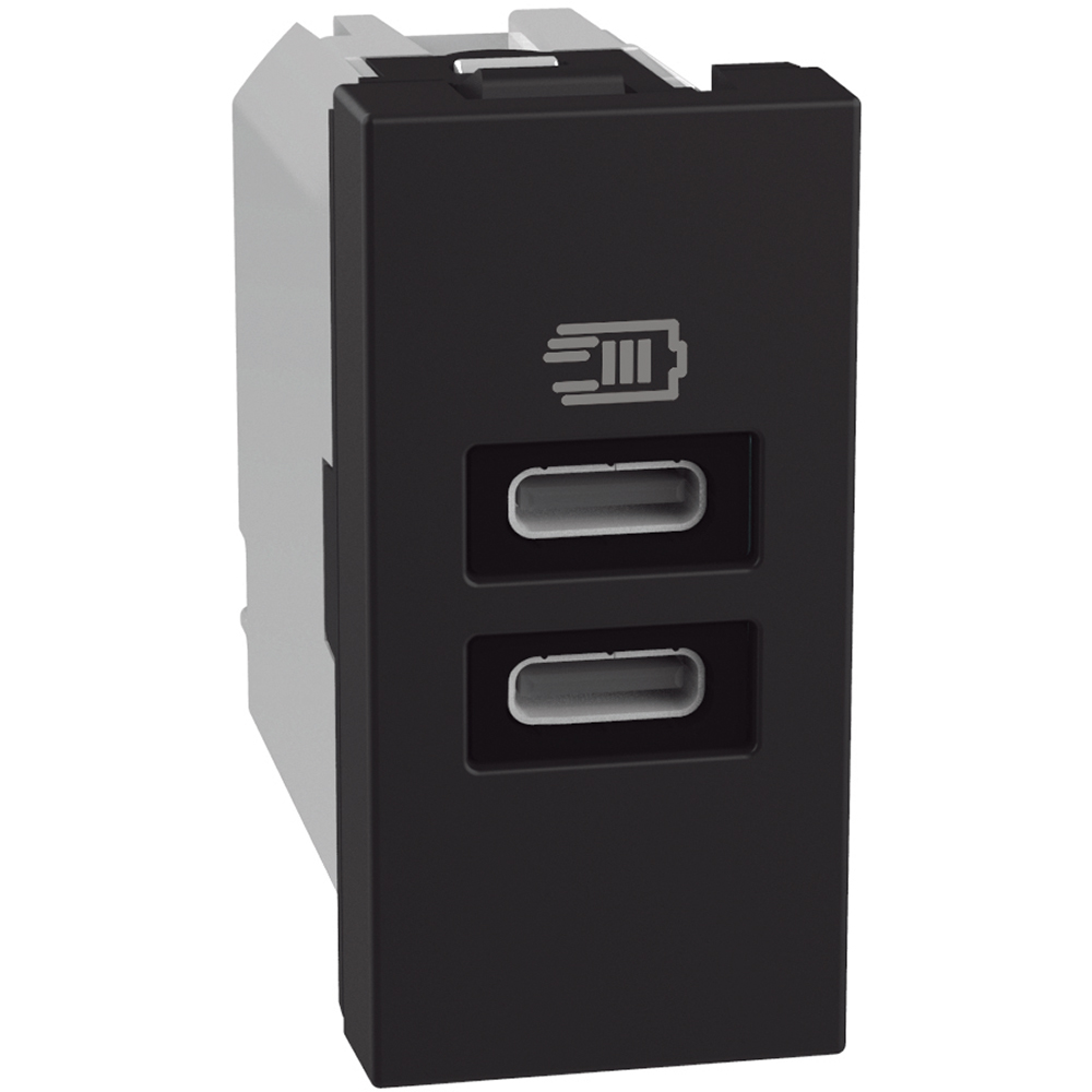 USB charger with 2 type C ports - 20W