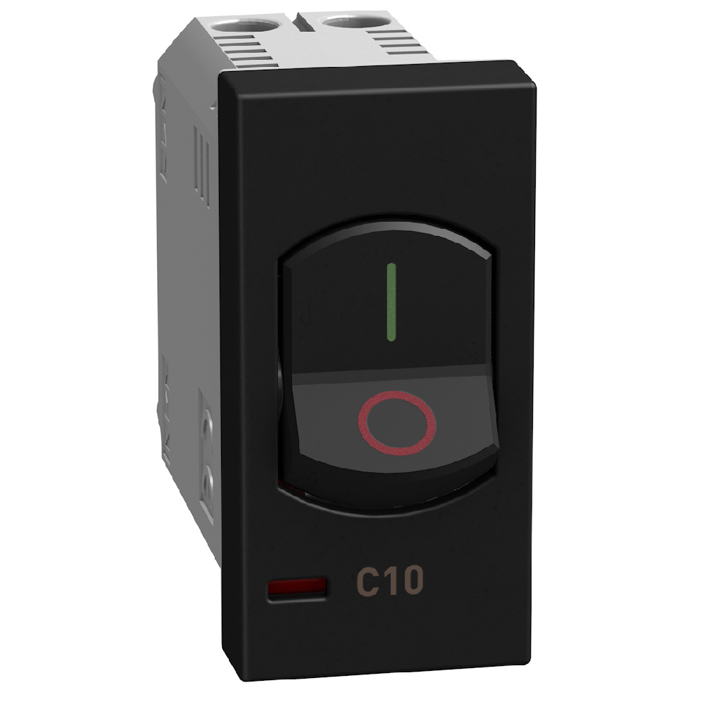 Thermal magnetic circuit breaker - 10A 230 Vac - dark