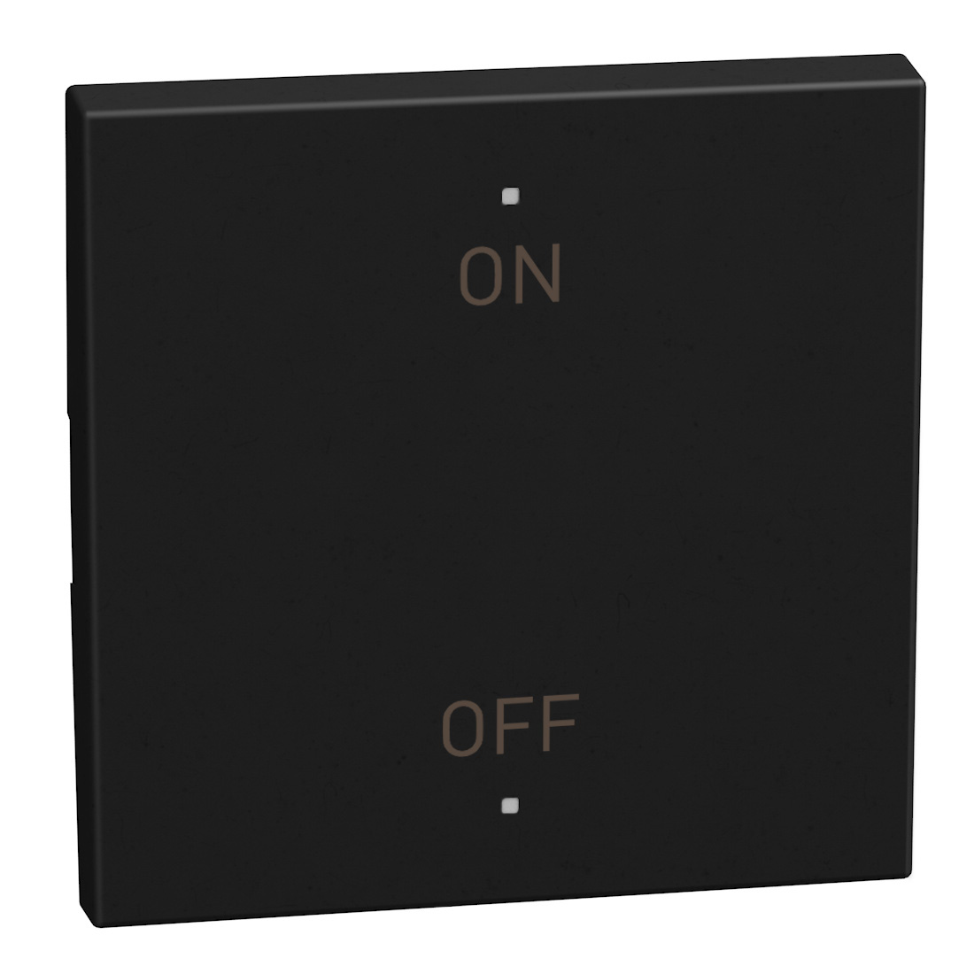 2 functions silk-screen printed Key cover with symbol On - Off - 2 modules - dark