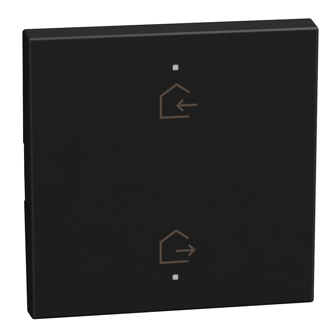 2 functions silk-screen printed Key cover with symbol Home-away - 2 modules - dark