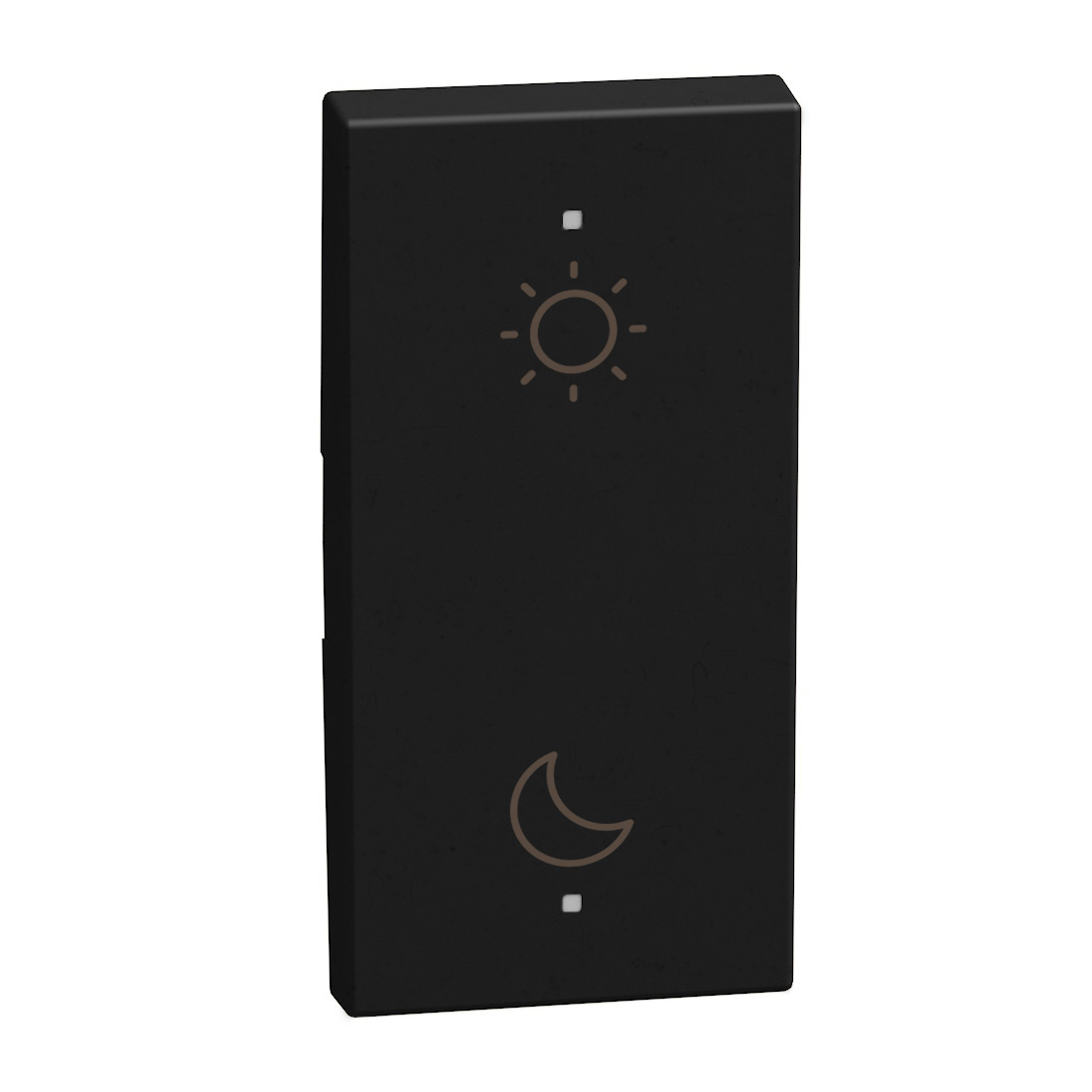 2 functions silk-screen printed Key cover with symbol Day-night - 1 module - dark