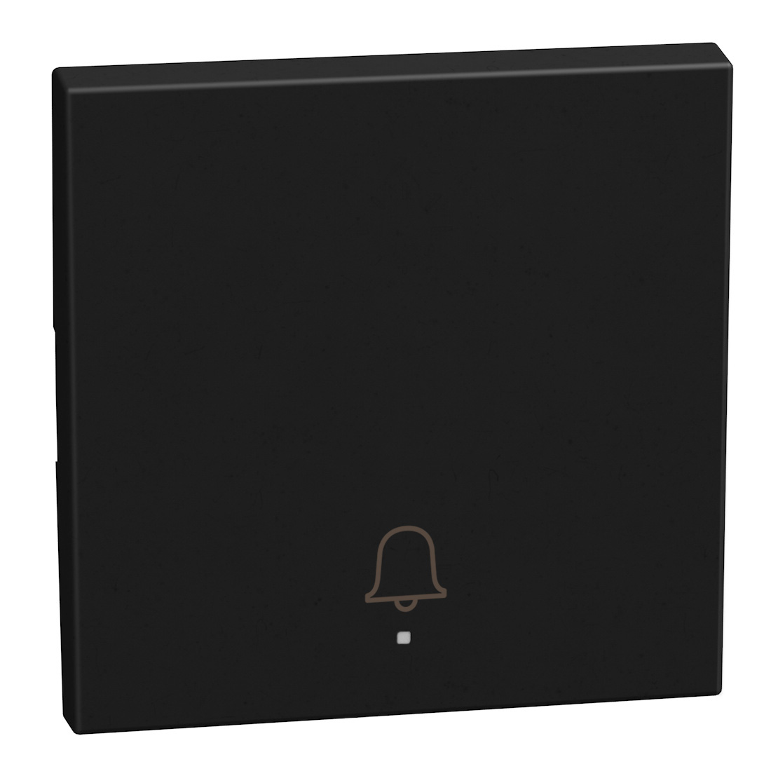 1 function silk-screen printed Key cover with symbol Doorbell - 2 modules - dark
