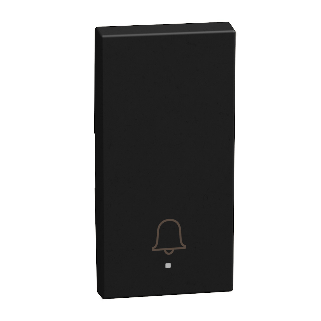1 function silk-screen printed Key cover with symbol Doorbell - 1 module - dark