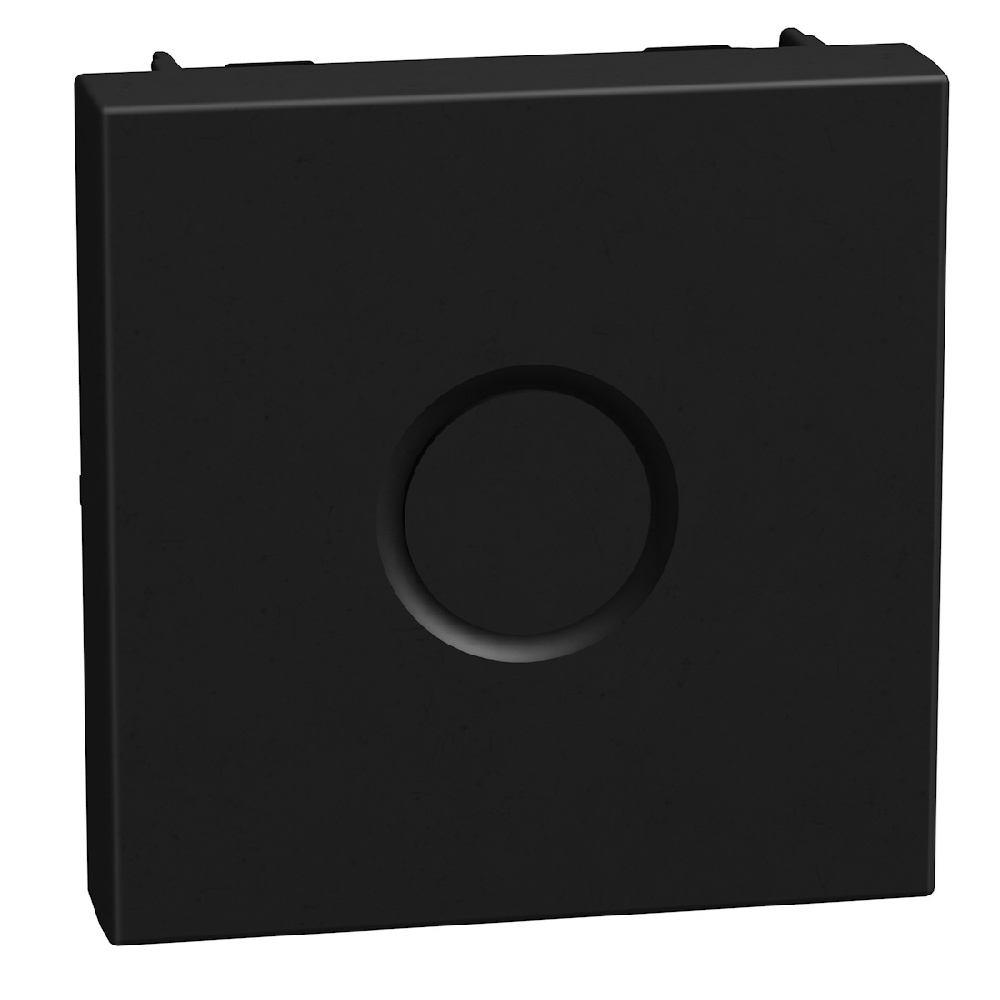 Blank plate - 2 modules - dark